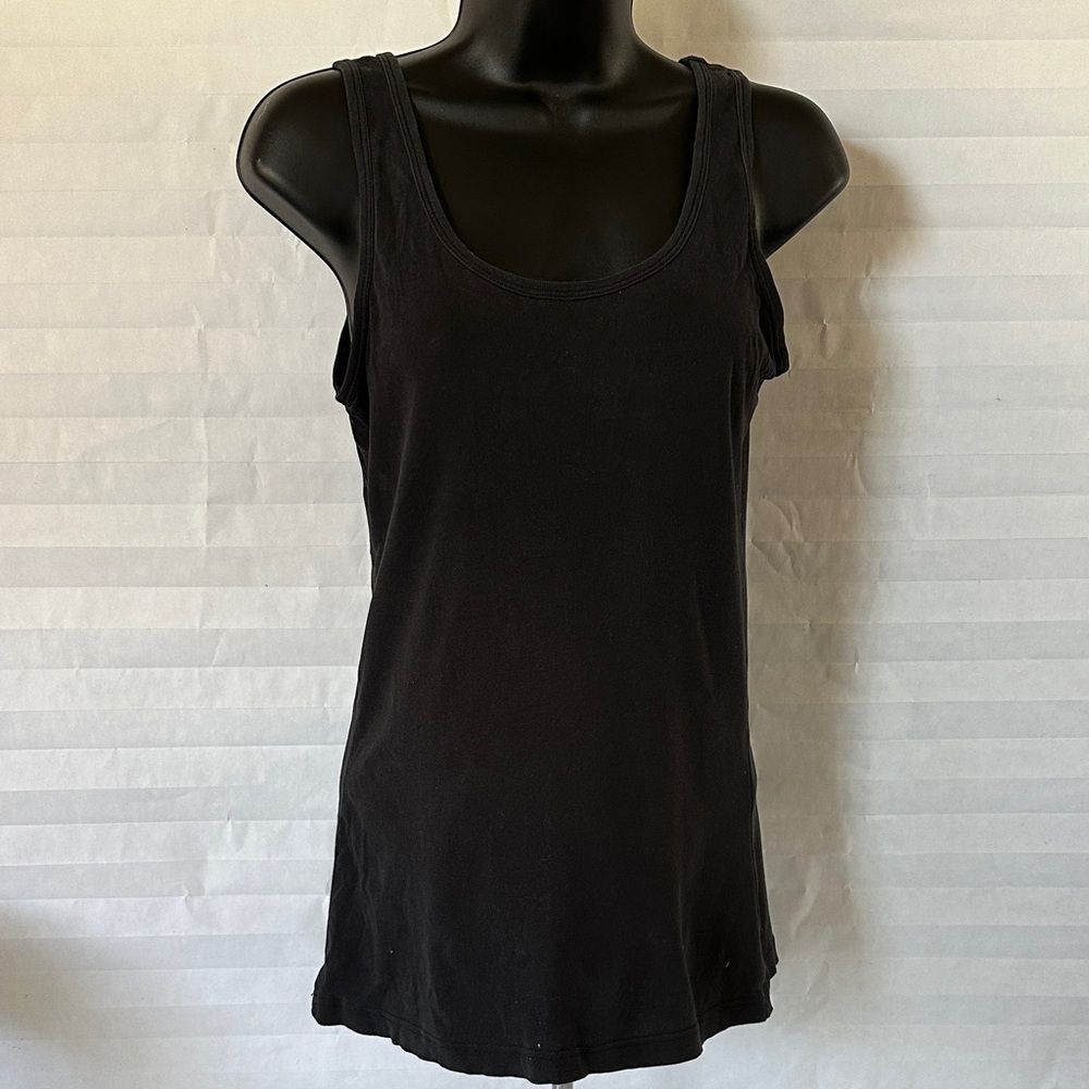 BKE Women’s Black Tank Top Classic Sleeveless Basic Casual Layering Top